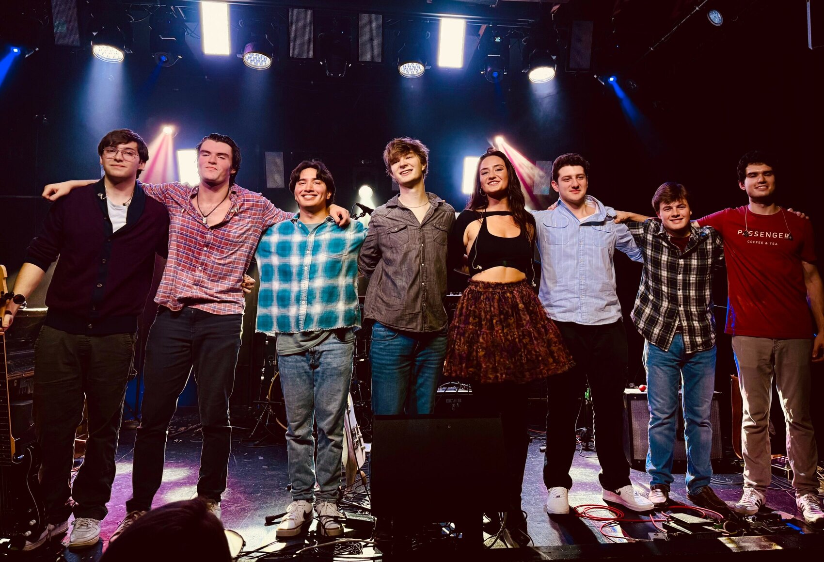 The Low Darts band on stage